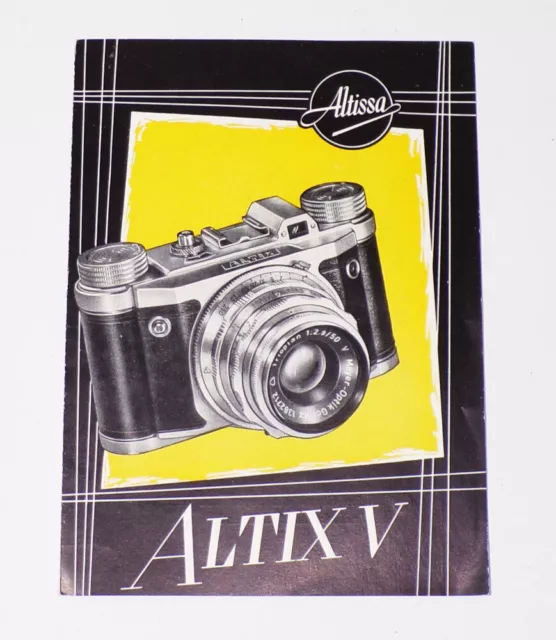 Leaflet Altissa Altix V 1956
