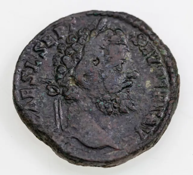 193-211 AD Septimus Severus AE Sestertius Coin, RIC 656