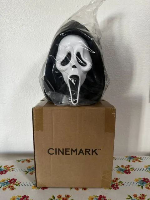 SCREAM VI 2023 Ghost Face Popcorn Bucket Tub Sealed Cinemark Exclusive BRAND NEW