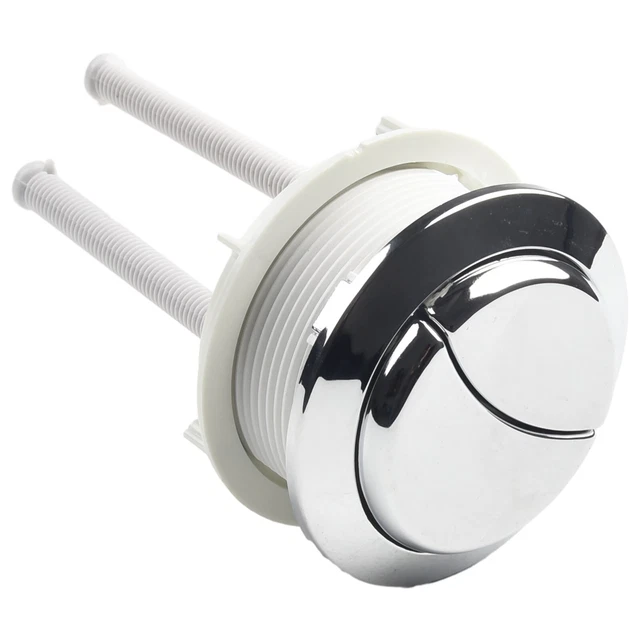 Bouton Poussoir Double Chasse D'Eau Ovale - Remplacement Toilette Salle De Bain