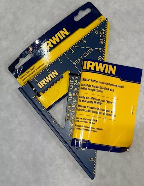 Irwin Aluminum Rafter Square 7 In.