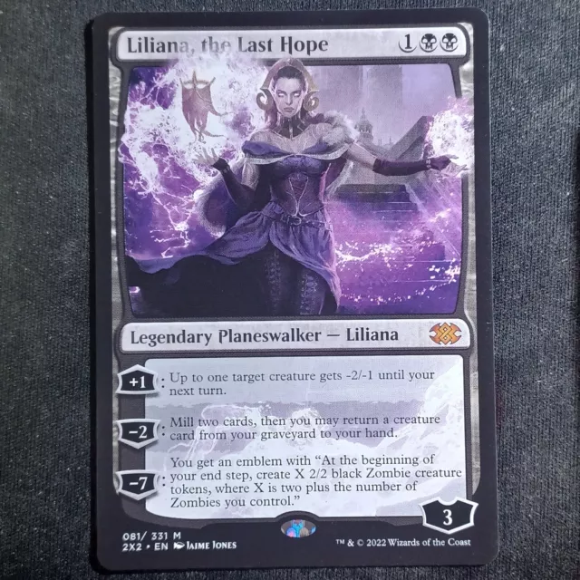 Liliana, the Last Hope - Double Masters 2022 (Magic/MTG)