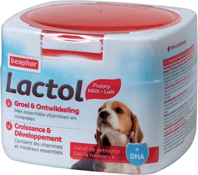 Beaphar Lactol Chiot Chien Chat Lait Fortifié Vitamine Lait Poudre 250g de Soin