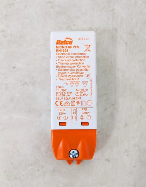 RELCO MICRO 60 PFS 10 ~ 60w Transformer Halogen Lamps £5.50 - PicClick UK