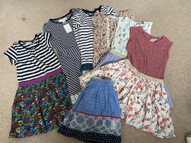 girls dress bundle age 9  years Next/Fat Face/H&M