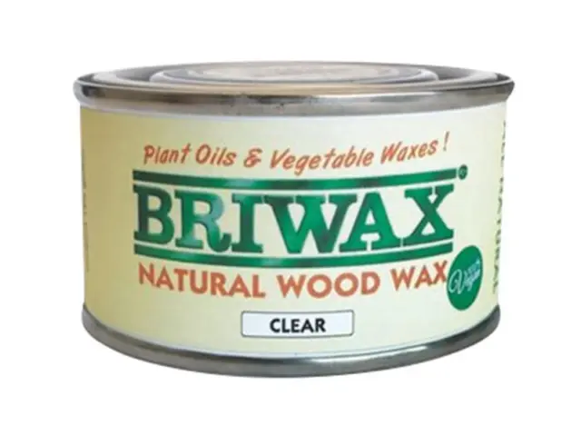 Cera de madera natural Briwax BWNWX125 125 g