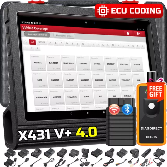 LAUNCH X431 PRO3S+ PRO5 KFZ OBD2 Diagnosegerät Auto Scanner Key Programm Coding