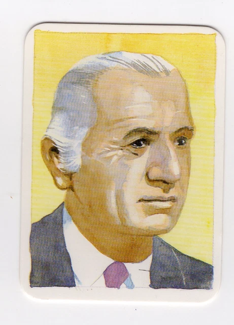 Australian Heritage Card Series Card #69 Prime Minister William McMahon