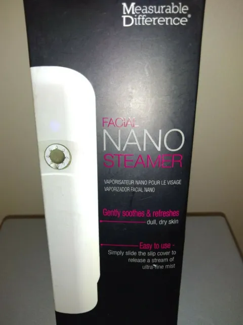Measurable Difference Facial Nano Steamer-Ultra Fine Mist/Travel Size-FREE SHIP