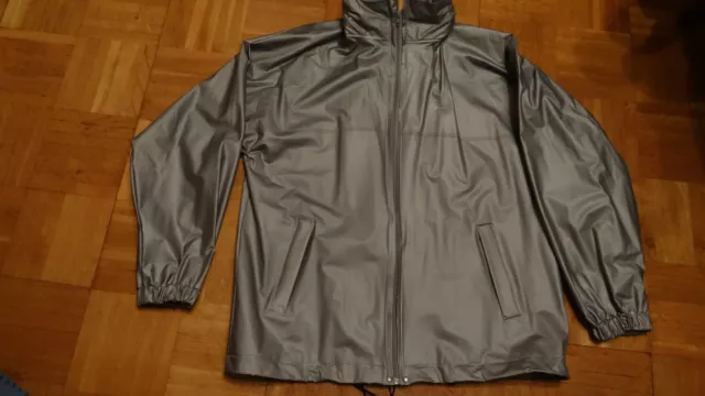 Silber silberfarbene Windjacke ca. Gr. 38 , super gepflegt