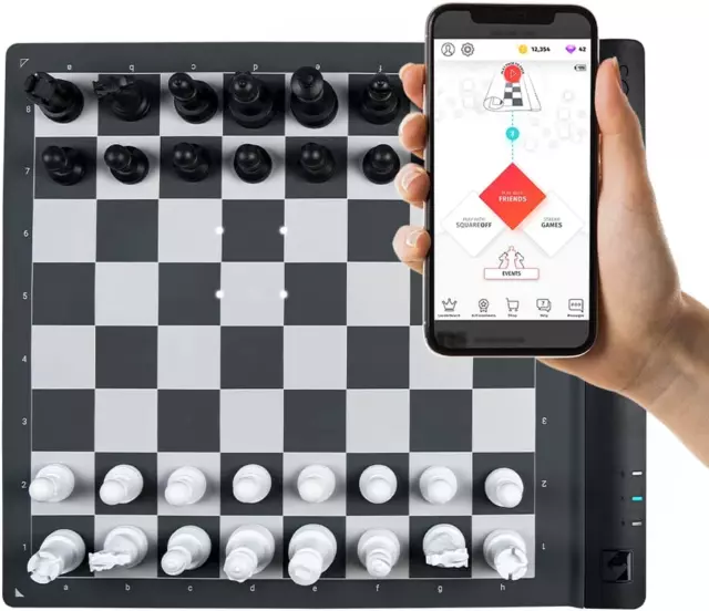 Pro Electronic Chess Board for Adults & Kids | Ai-Powered & Digital | Play again