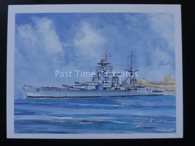 No.19 HMS HOOD -  Britains Maritime History - Player/Tom Thumb 1989