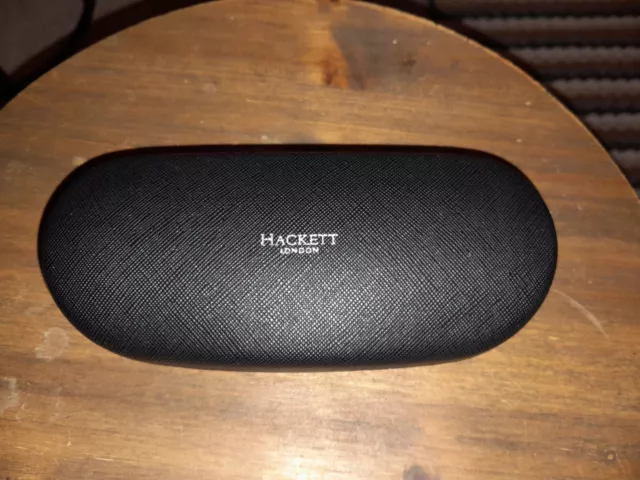 Used- Hackett London black glasses / sunglasses case & cloth