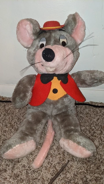 Vintage Mr Munch Chuck E Cheese Pizza Time Theatre Soft Plush Doll