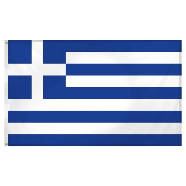 3x5 Greece Greek Super-Poly Flag 3'x5' House Banner Fade resistant premium 100D