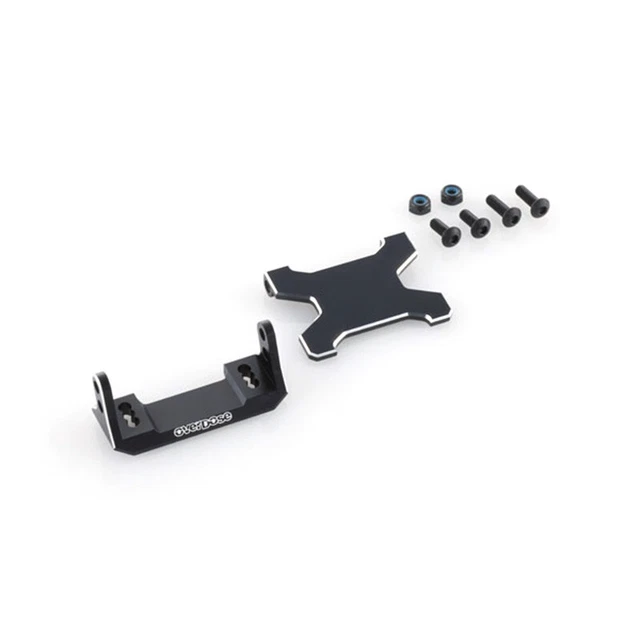 Overdose Aluminum JT Rear ESC Mount Set Black For Drift GALM Vacula II #OD2853