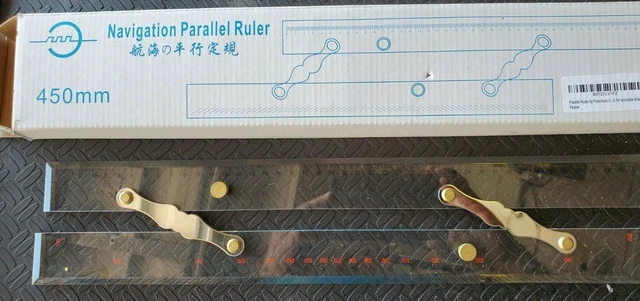 Marine Navigation Parallel Ruler 450 Mm Brass Dividers Marine Navigation Parallel Ruler 450 Mm Brass Dividers