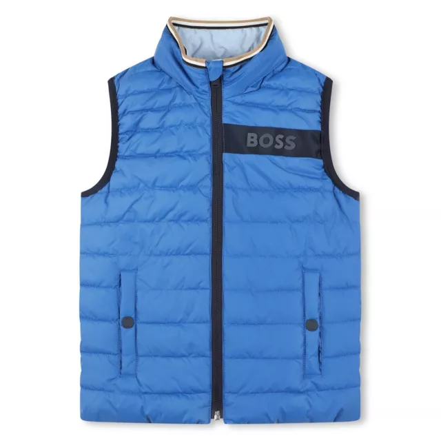 Gilet Boss Kids Giacca Senza Maniche Outerwear Top - Leggero