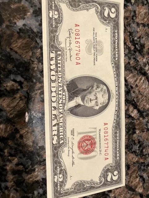 2.00 Bill Non-star Red Note: Uncirculated