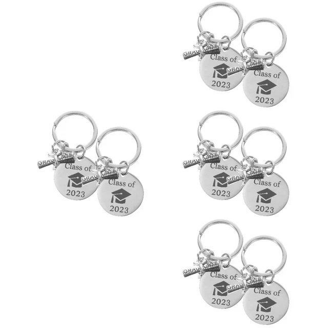 8 PCS Graduation Key Chain 2023 Graduation Keychain Gift Gift Backpack Ornement