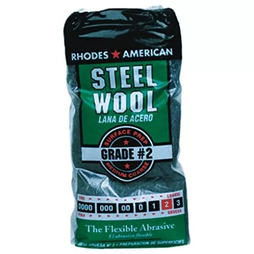 Homax Steel Wool Coarse, Medium No. 2 Glass