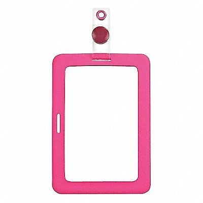 Myid Badge Holder: Card Reel or By Itself/Lanyard, Rubberized, 2 PK  038946 Myid