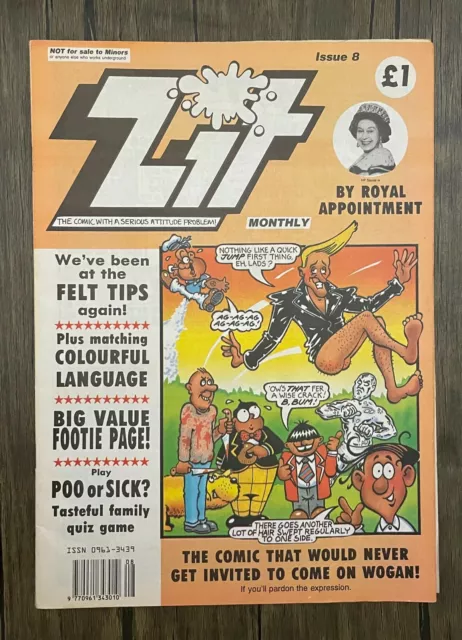 Zit Comic - 1990s  - Issue 8 - Ref C120 - Free Postage