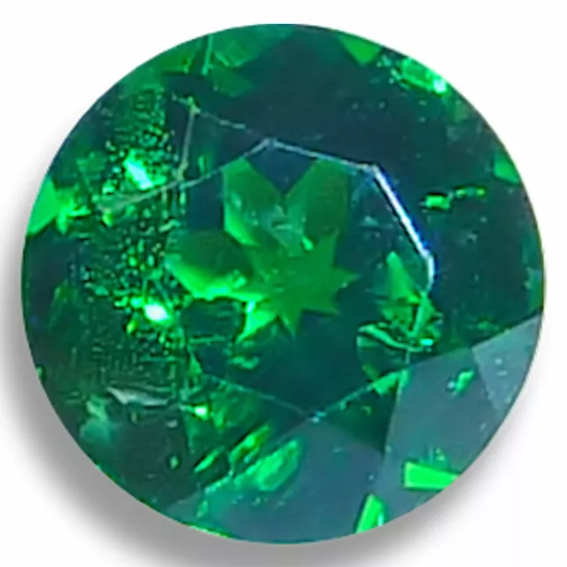 Natural Tsavorite Green Garnet Round Faceted Loose Gemstones Fine Cut AA