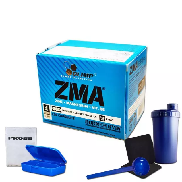 (232,89 EUR/kg) Olimp ZMA 120 Kapseln Zinc Magnesium Zink + Bonus