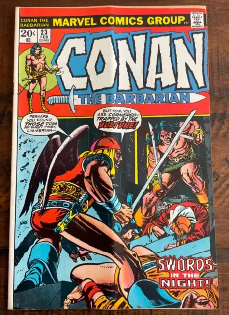 🔥🔥 Conan The Barbarian # 23 Barry Smith-1St App Red Sonja-Swords In Night 🔥🔥