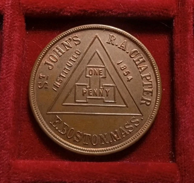 Tokens & Masonic Coins, Masonic, Freemasonry, Fraternal