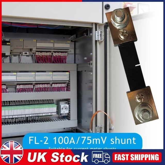 External Shunt FL-2 100A 75mV Current Meter Resister for Digital Wattmeter Meter