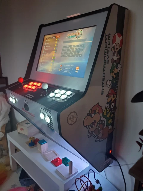 Borne d'Arcade à Monter – 12 Jeux Inclus et Rétro