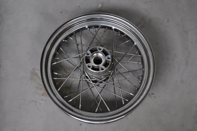 OEM Harley Davidson Stahl Felge 3.00x16 Chrom Speichenrad Wheel hinten