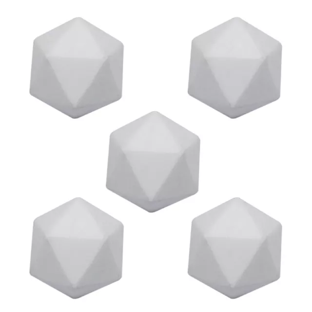 5 Pcs Acrylic Dices Educational for Kids Game Props Diagonal Dia 25/38mm