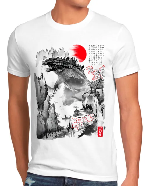 Gojira Ink Herren T-Shirt japan monster nippon tokio tokyo