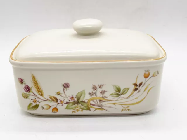 Vintage St Michael Harvest 1418 Lidded Butter Dish Pot Storage