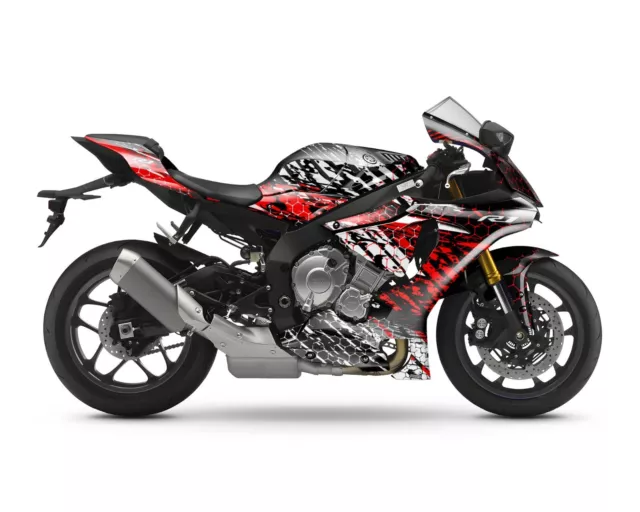 Yamaha YZF-R6 Graphics Kit Riot 2008-2021 - SpinningStickers
