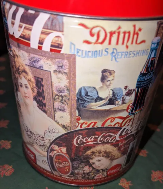 Coca Cola Coke Vintage Victorian Ads Jigsaw Puzzle 700 Piece 1998 in Tin
