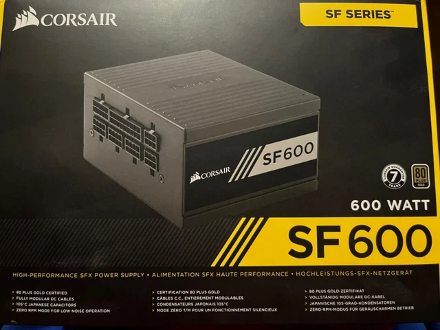 Alimentation PC Corsair SF600 80 Plus Gold (format SFX)
