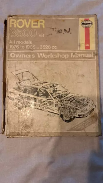 Rover 3500 V8 Owners Workshop Manual Haynes 1976 - 1985