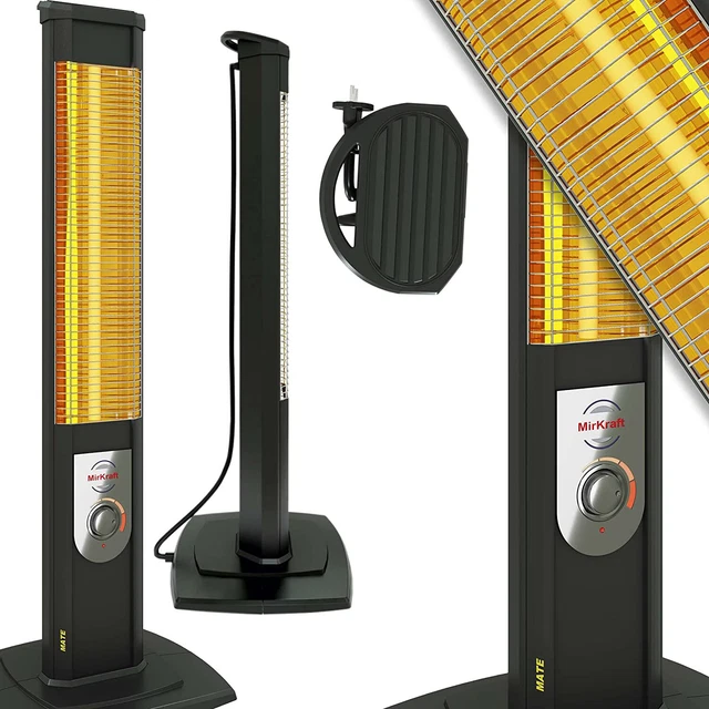 Heizstrahler Mate Standheizstrahler IP20 Innenraum Außen Infrarotstrahler 2500 W