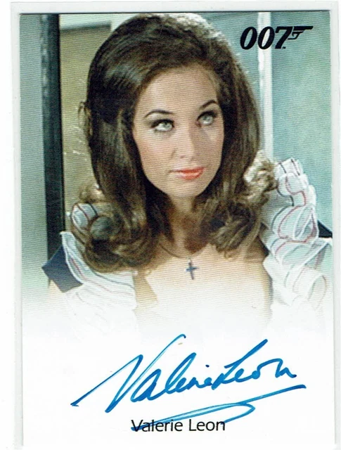 James Bond Autographs & Relics Autograph Card Valerie Leon as Hotel Receptionist