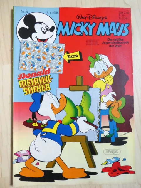Walt Disneys Micky Maus Heft Nr. 4 vom 18.1.1986