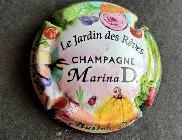 Capsule de champagne MARINA D   n° A32	Cuvée  Le Jardin des Rêves TRES RARE