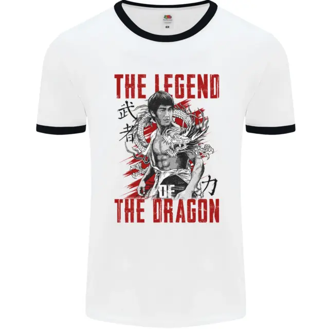 Legend of the Dragon MMA Martial Arts Movie Mens Ringer T-Shirt