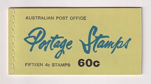 AUSTRALIA  1966-67: Unused 60c BOOKLET B&W B88Dd cv $150 · see notes
