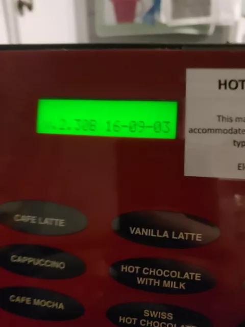 Folgers Progema Venus Coffee/Capp. Vending Machine AS6S Counter Coins Included 2