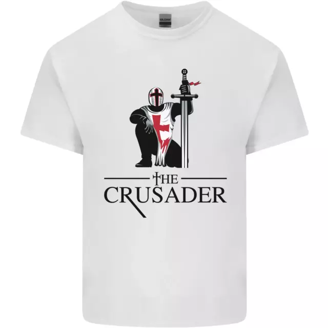 The Cusader Knights Templar St Georges Day Mens Cotton T-Shirt Tee Top