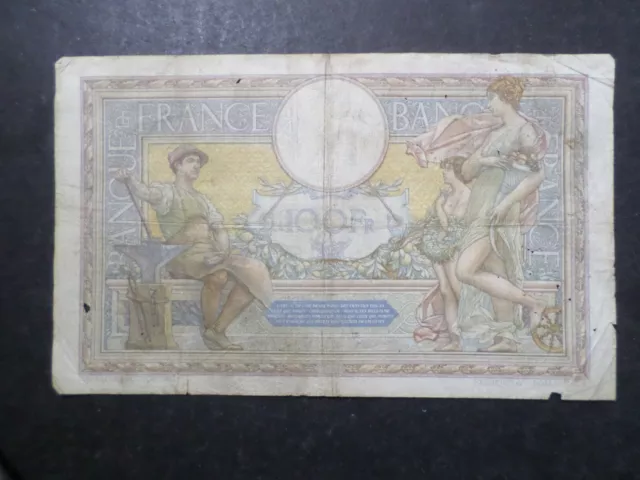 FRANCE BILLET de 100 francs MERSON  17.1.1935, voir photos 2